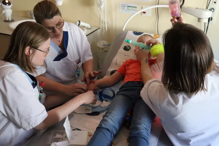 soins snoezelen pédiatrie