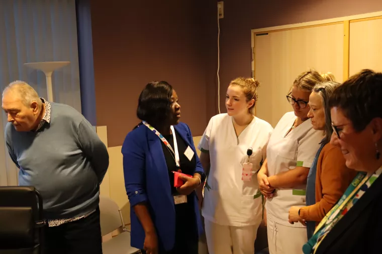 Discussion inauguration espace cassis