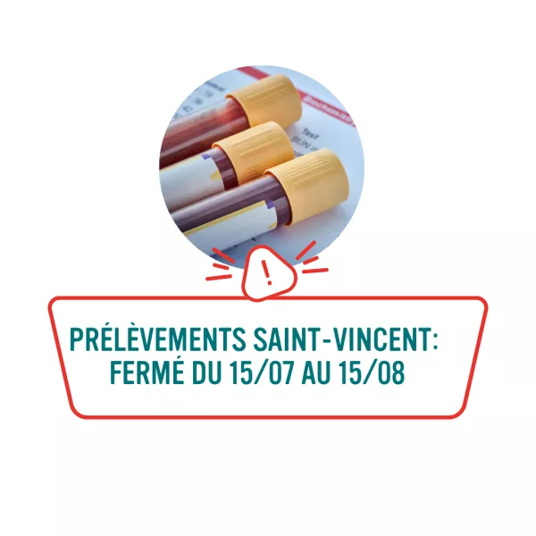 Fermeture du 15/07 au 15/08